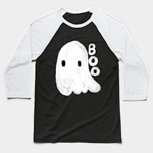 Boo Halloween Baseball T-Shirt